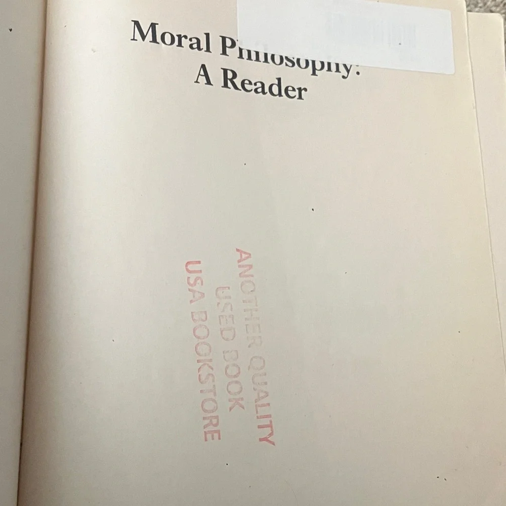 Hackett moral philosophy